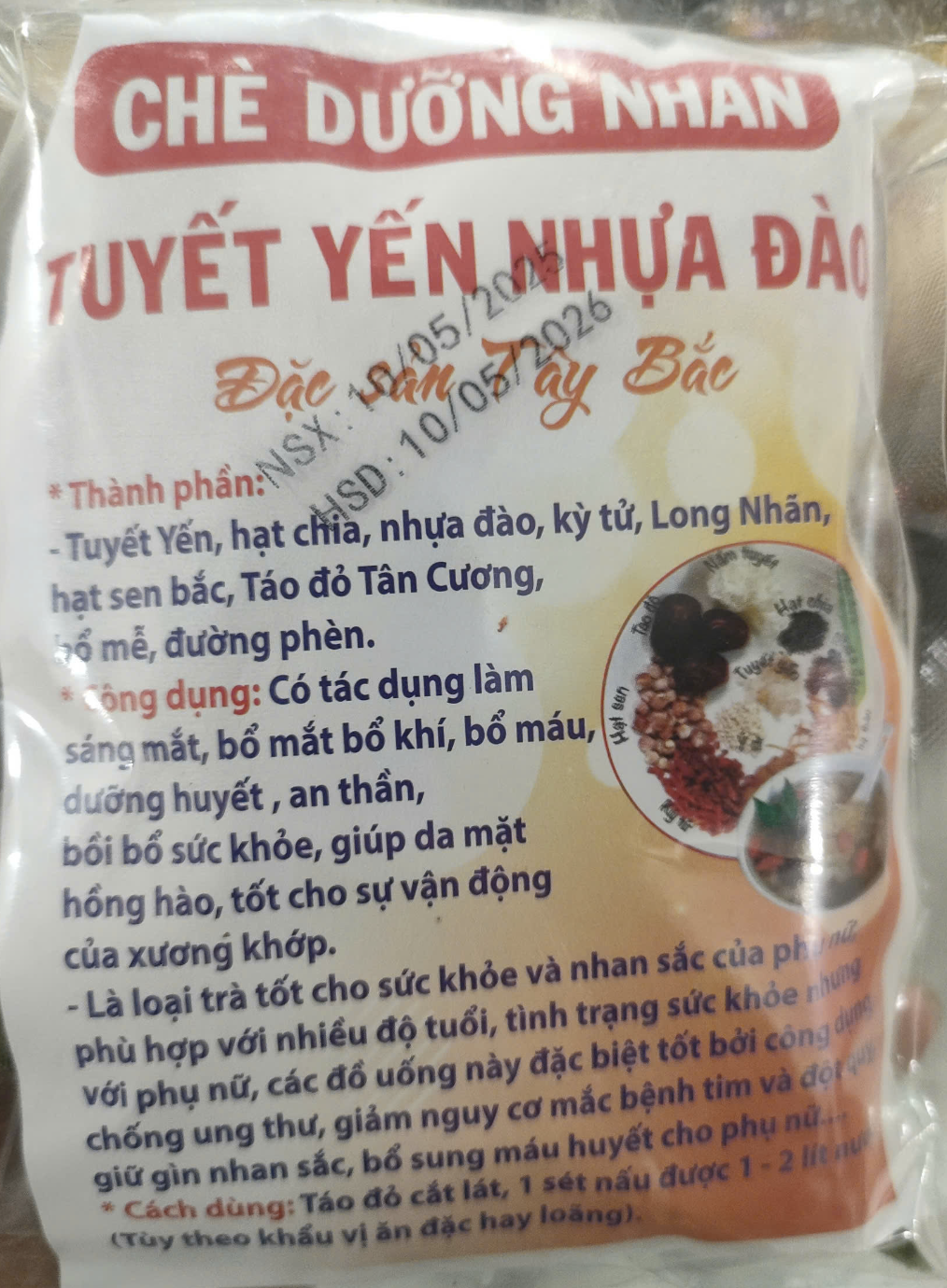 Chè dưỡng nhan (bịch 10 túi)